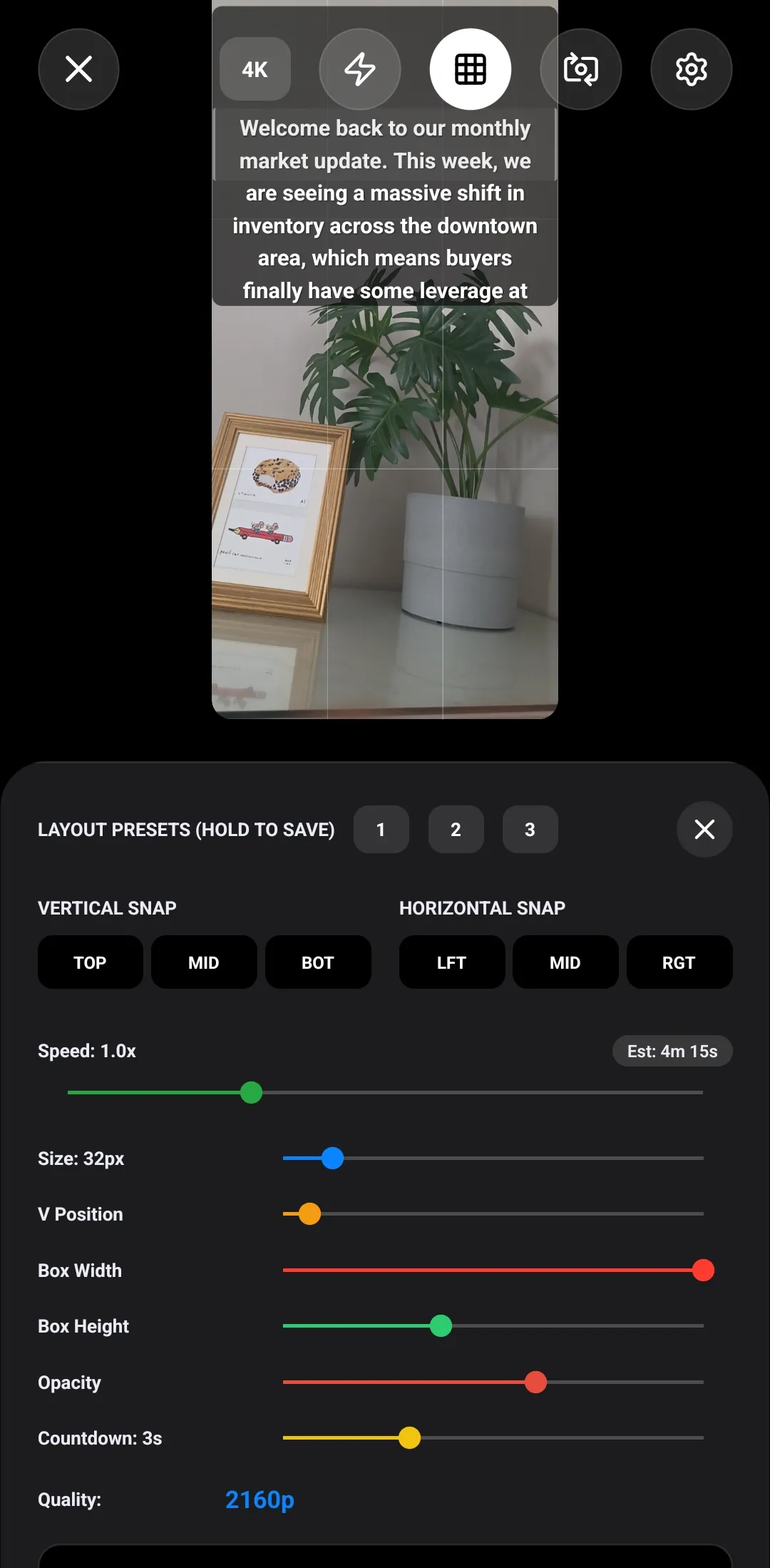 Mobile Teleprompter App Sync